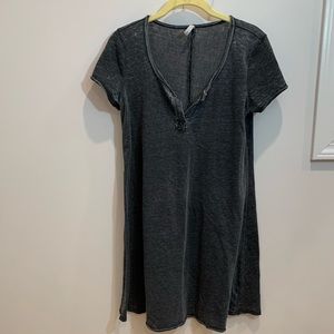 Gray T-Shirt Dress